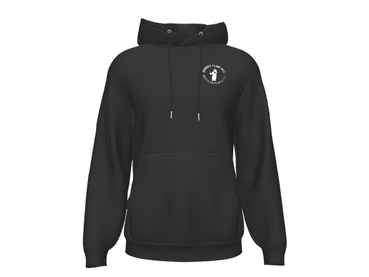 Men's Regular Fit Hooded Pullover Sweatshirt Black